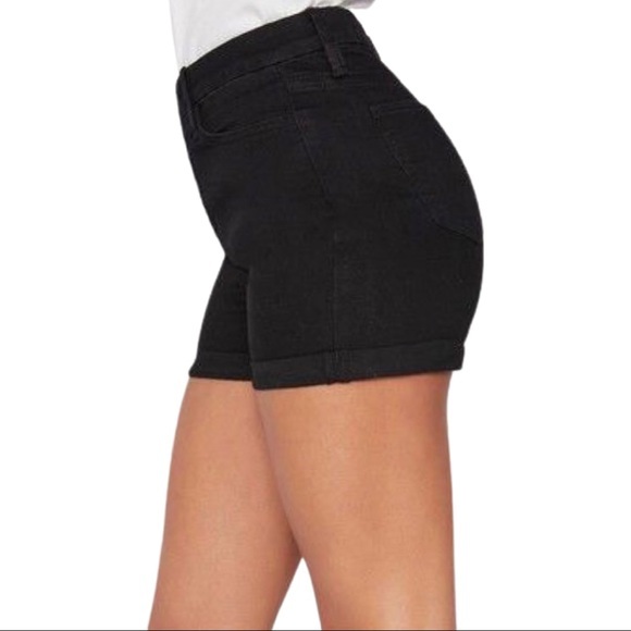 YMI NWT Black High Waisted Shorts - Picture 2 of 3